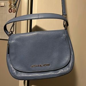 Michael Kors blue crossbody bag